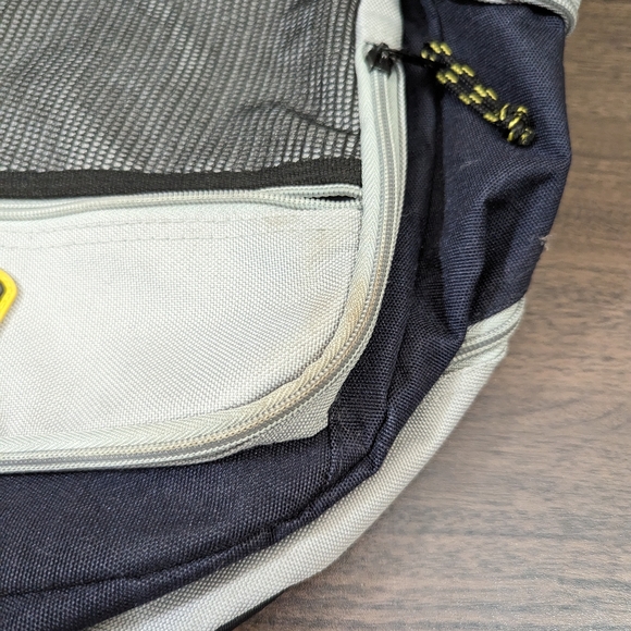 OP Backpack Book Bag , Grey / Navy Blue - Picture 12 of 12